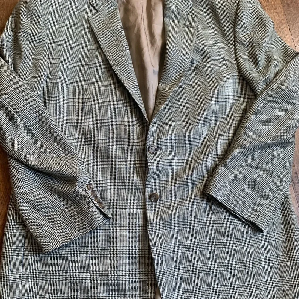 Lauren Ralph Lauren 46R Multicolor Houndstooth Suit Blazer Sports Coat.